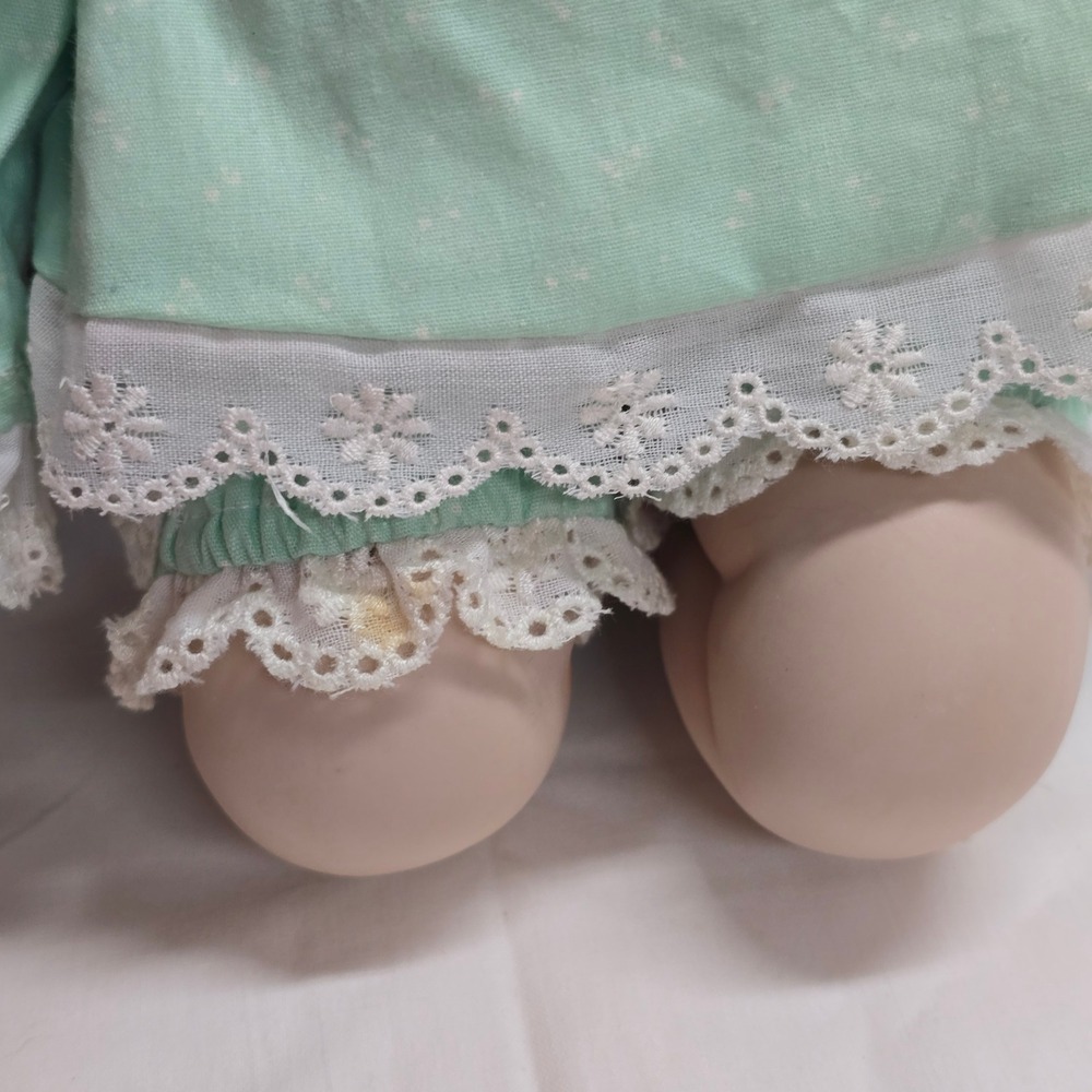 Ashton Drake Jessica Porcelain Baby Doll Mint Green Vintage 1990s Laughing - Picture 7 of 10